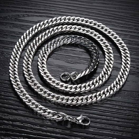 Mens Miami Cuban Chain Necklace Gift for Boyfriend