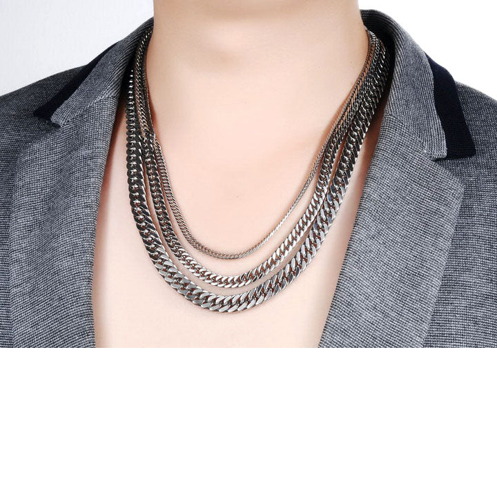 Mens Miami Cuban Chain Necklace Gift for Boyfriend