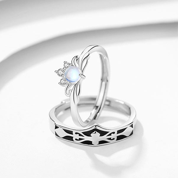 Relationship Rings Anniversary Gift Set for Couple