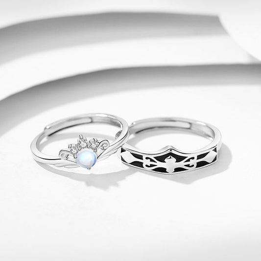Relationship Rings Anniversary Gift Set for Couple