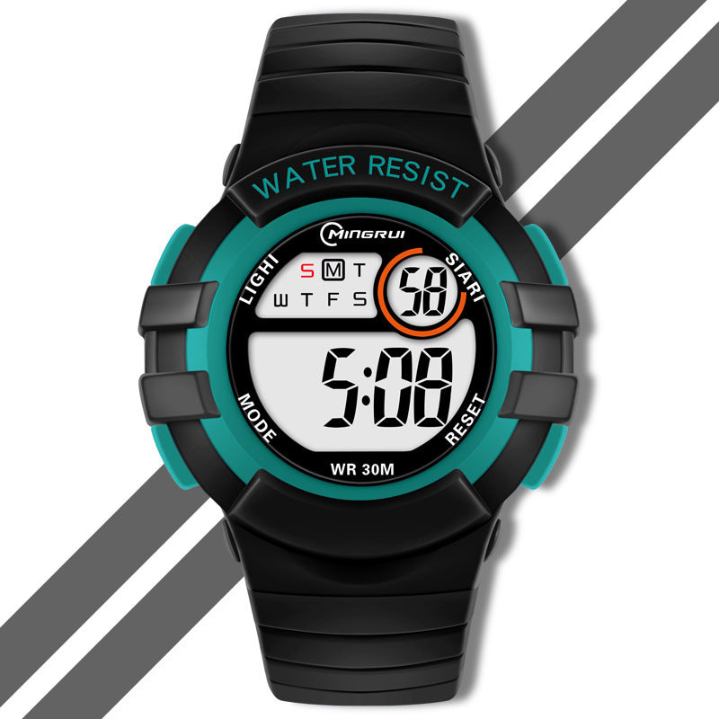 Sports Waterproof Matching Teens Watch Set