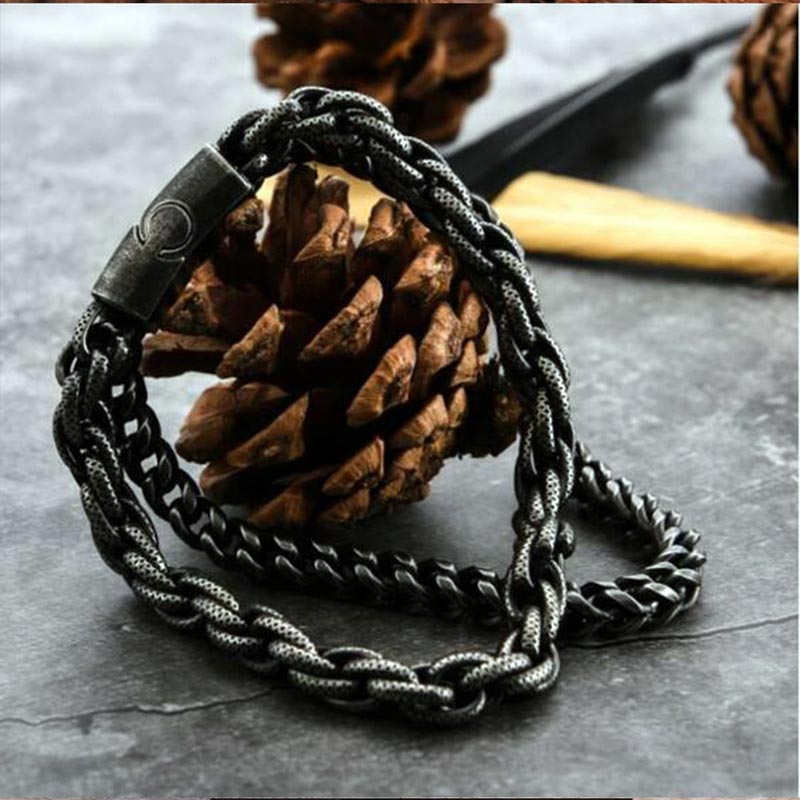 Custom Engraved Bracelet for Him