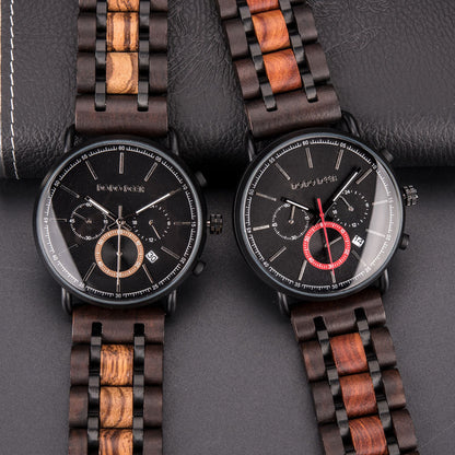 Engraved Luminous Matching Couple Watch Set