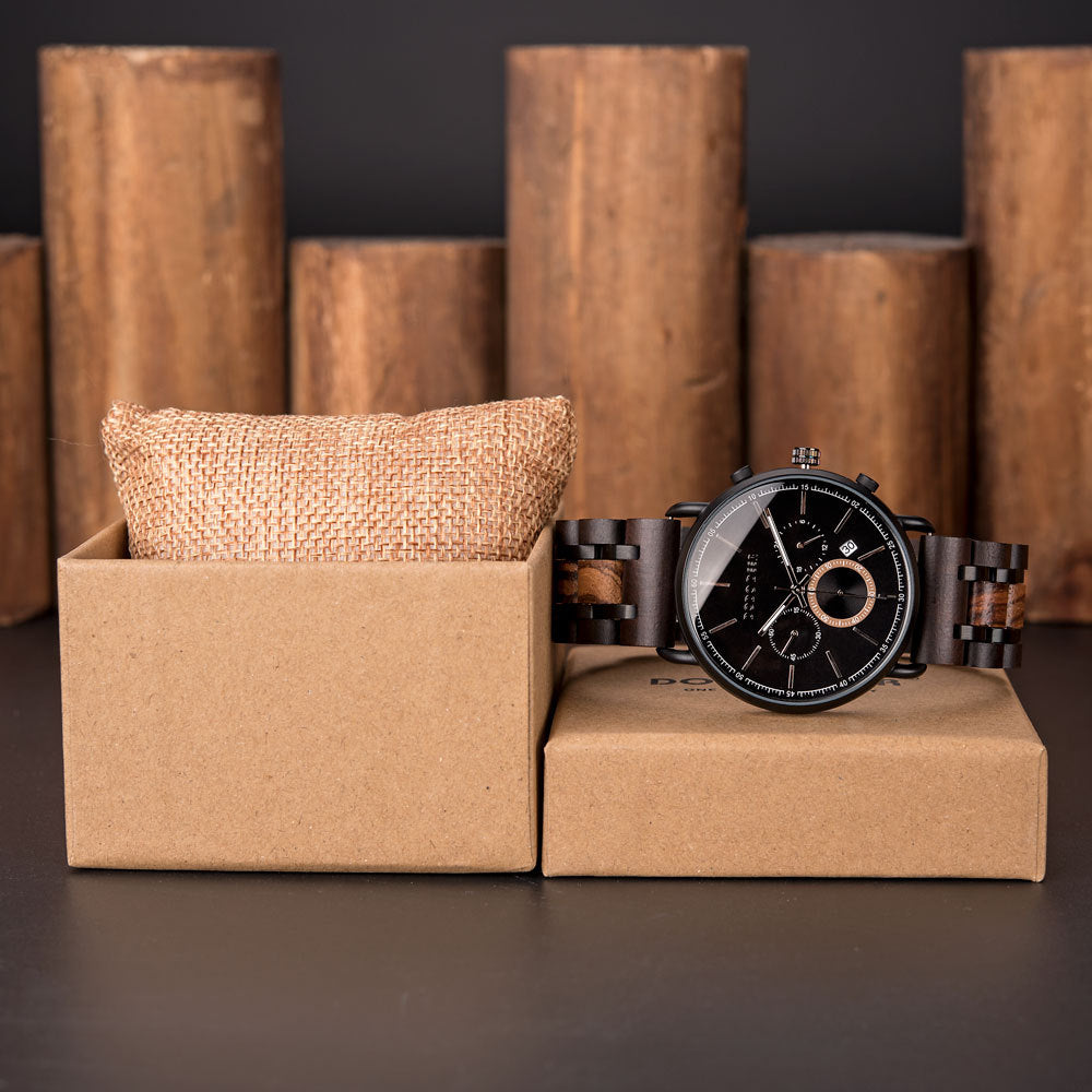 Engraved Luminous Matching Couple Watch Set