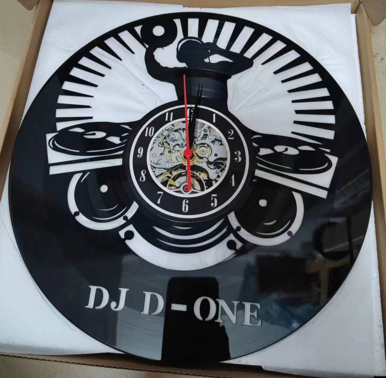 Personalized Name DJ Clock Gift