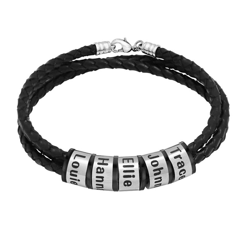 Family Names Charms Bracelet for Father