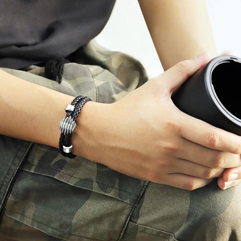 Custom Engraved Mens Bracelet