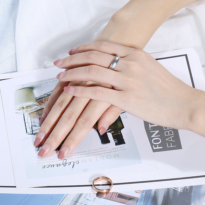 Custom Name Wedding Bands for Him and her