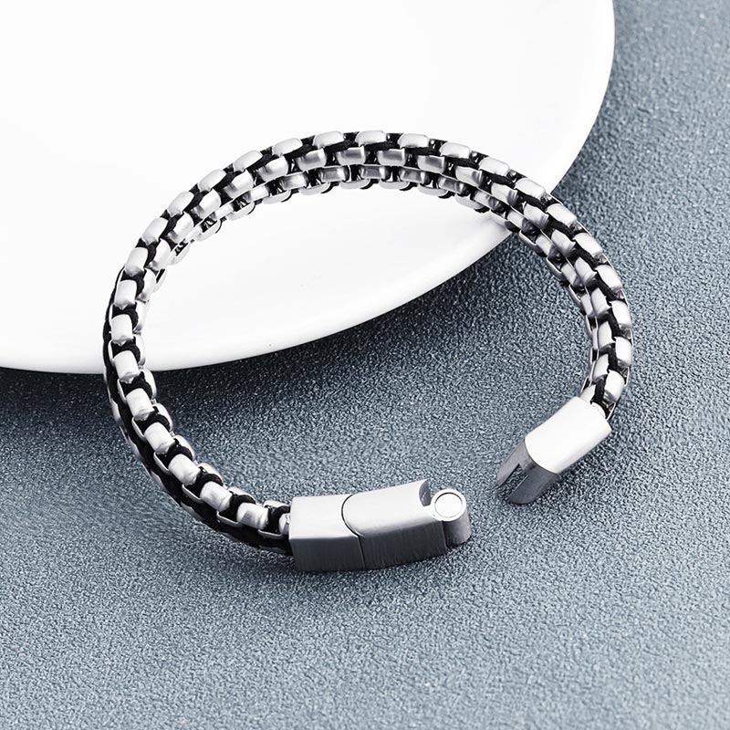 Custom Engraved Promise Bracelet for Men