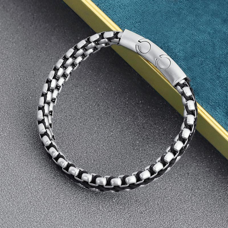 Custom Engraved Promise Bracelet for Men
