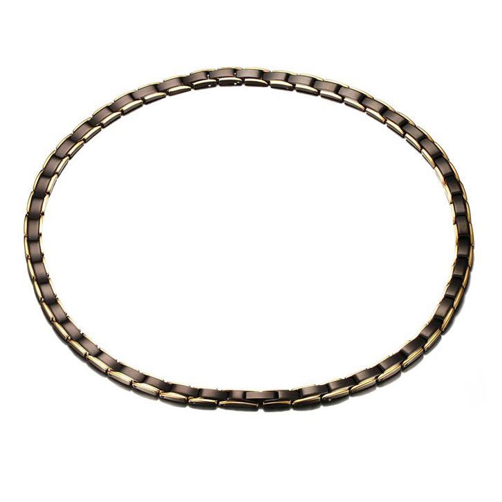 Mens Chain Necklace with Health Magnets