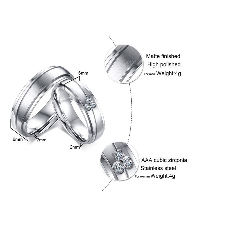Custom Name Marriage Rings for Men and Women