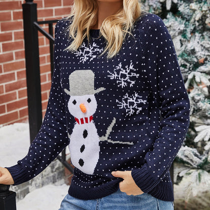 Penguin Christmas Jumper Women Holiday Sweater