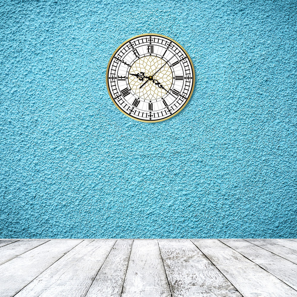 British Wall Deco Silent Clock