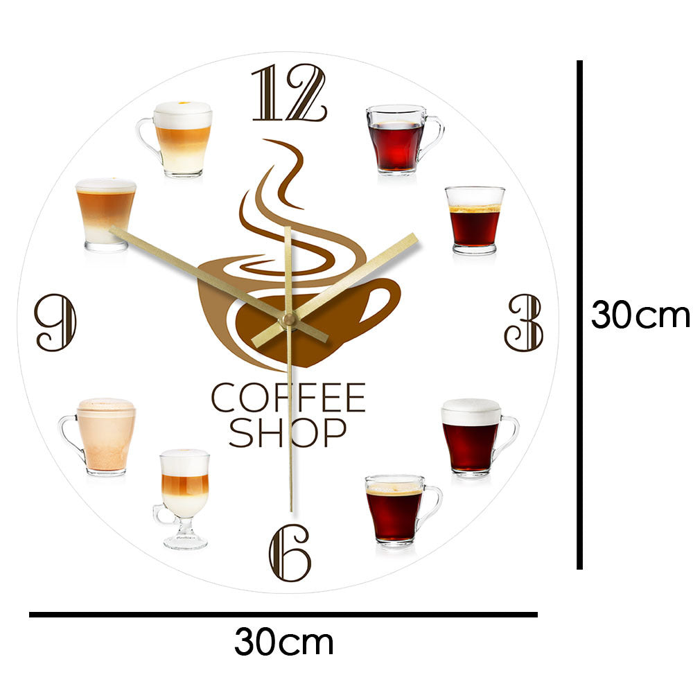 Customized Wall Deco Clock Gift for Coffee Shop
