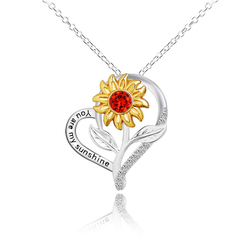 Heart Shaped Pendant Necklace for Women