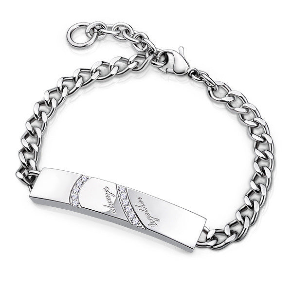 Personalized Heart Bracelets Christmas Gift for Him and Her