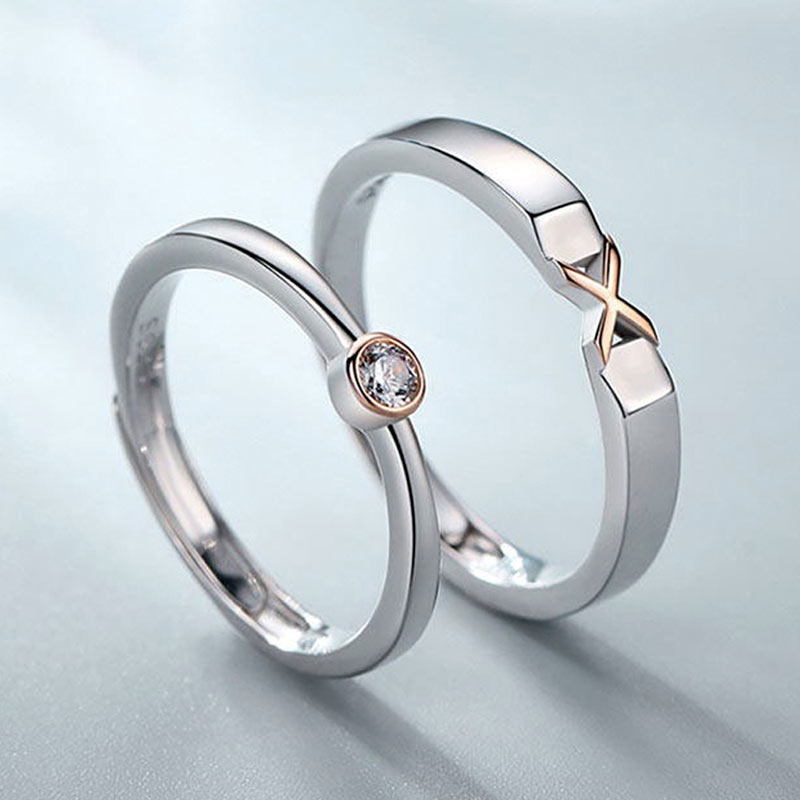 Engraved Relationship Rings Anniversary Gift Set