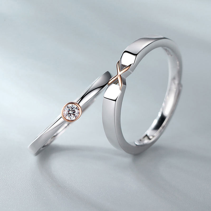 Engraved Relationship Rings Anniversary Gift Set