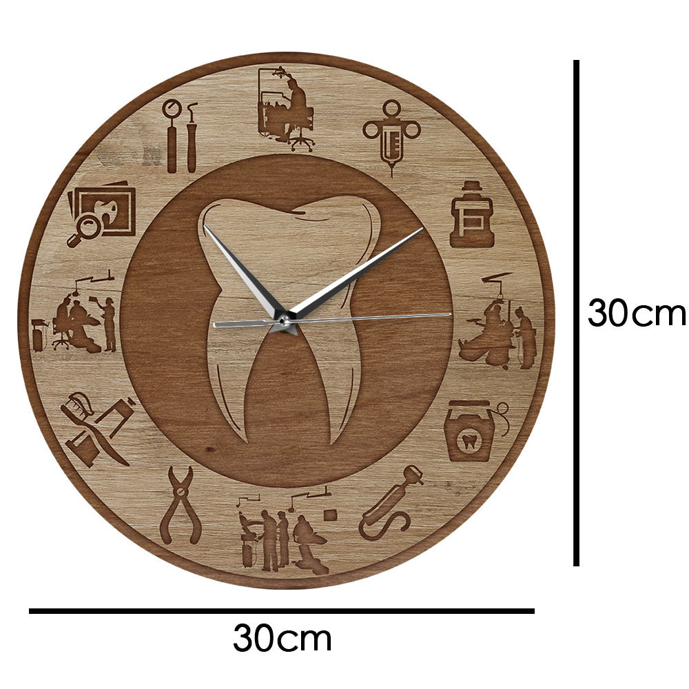 Wall Deco Clock Gift for Dentist