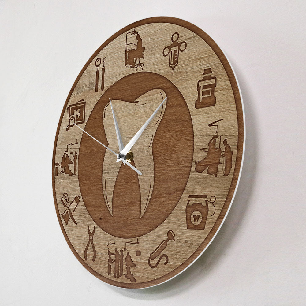 Wall Deco Clock Gift for Dentist