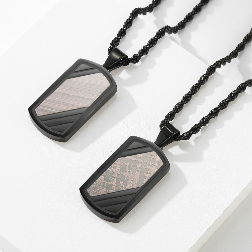 Customized Mens Thick Chain Pendant Necklace