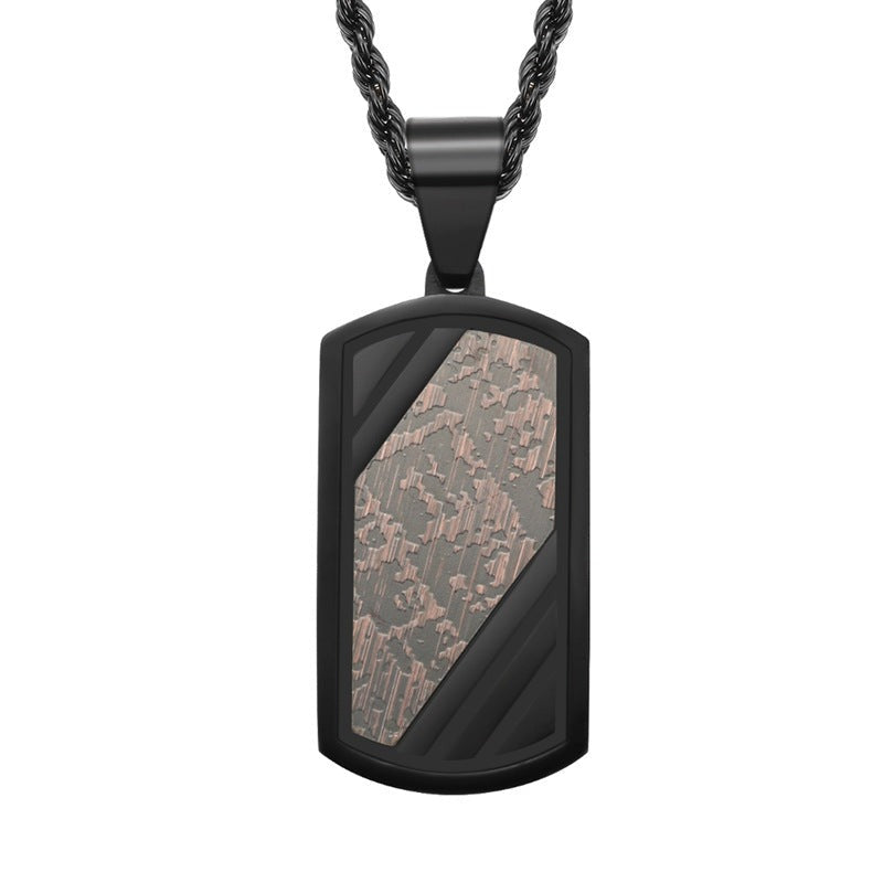 Customized Mens Thick Chain Pendant Necklace