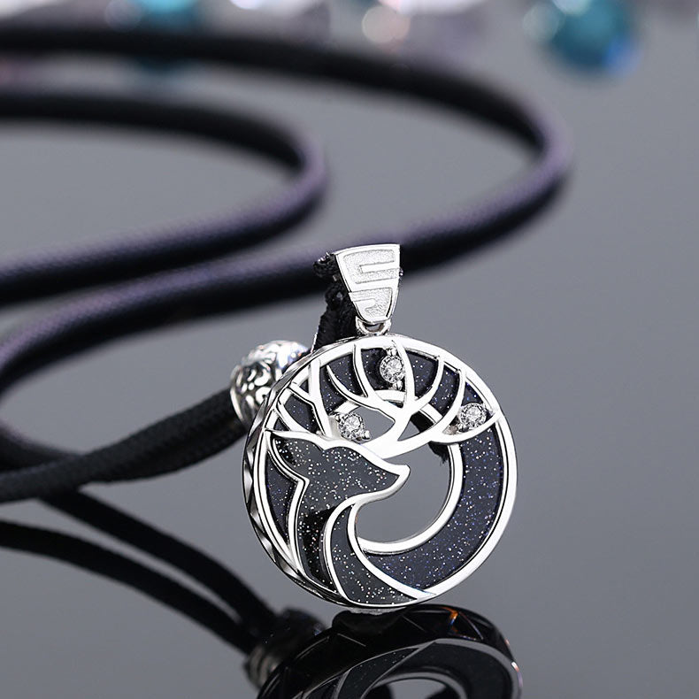 Deer Matching Friendship Necklaces Set for 2