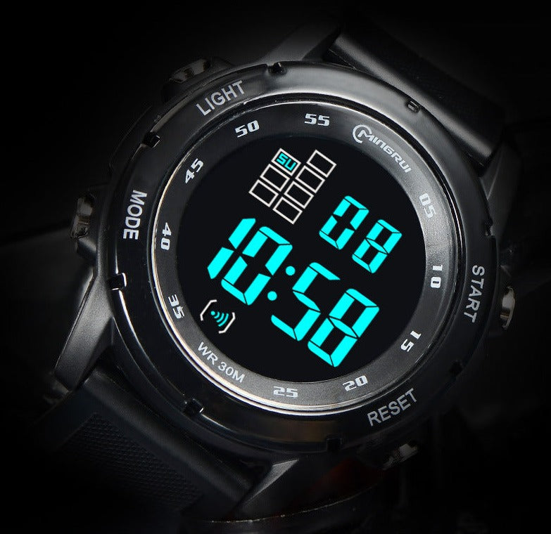 Matching Waterproof Multifunctional Digital Watch Set