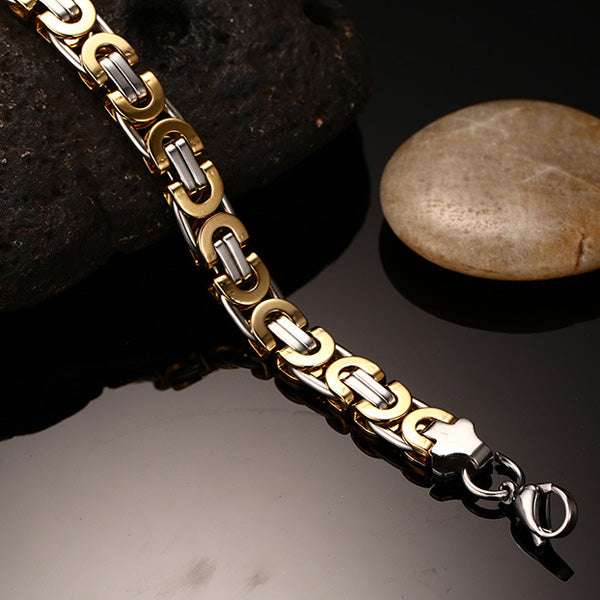 Custom Mens Chain Bracelet Stainless Steel