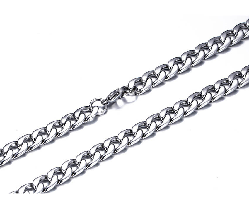 Mens Chain Necklace for Pendant Stainess Steel 62cm