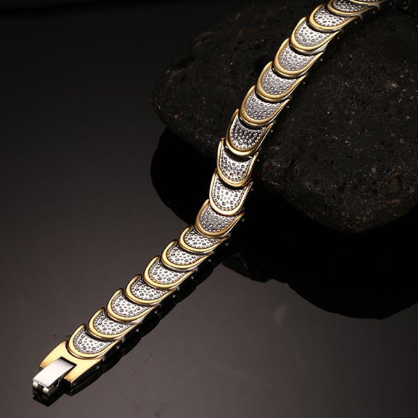 Custom Magnetic Bracelet for Him Stainless Steel