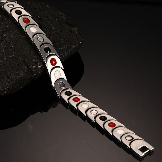 Custom Magnetic Bracelet for Him Stainless Steel