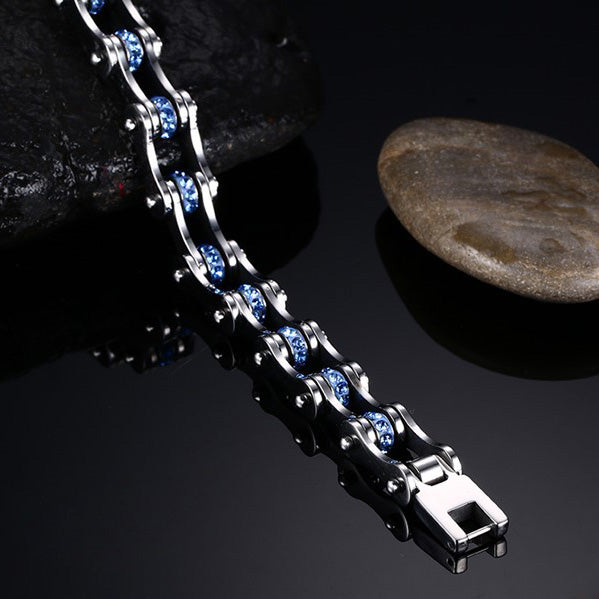 Custom Bike Chain Bracelet Stainless Steel