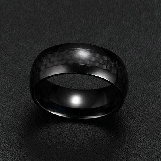 Guys Promise Ring Anniversary Gift Idea for Boyfriend 8mm