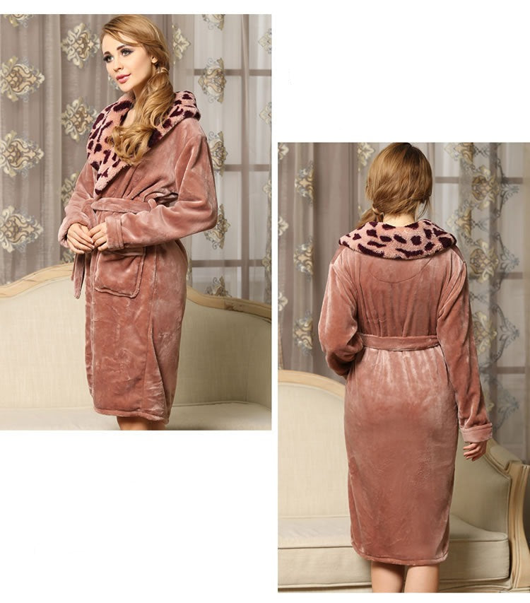 Matching Flannel Wedding Nightgown Set for Couples