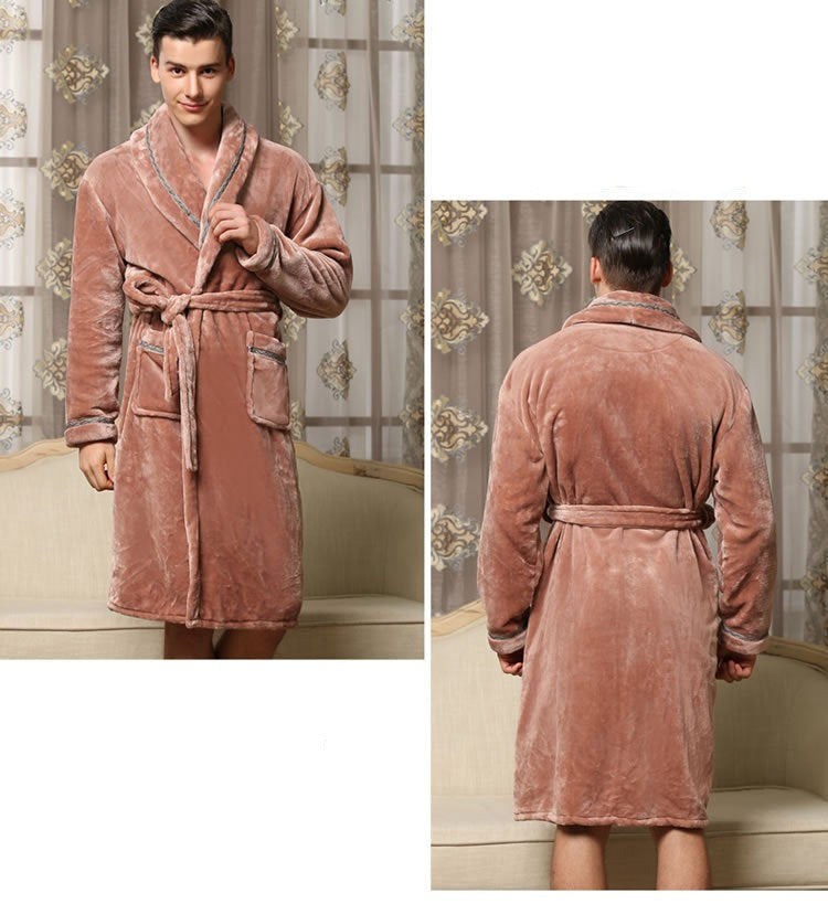Matching Flannel Wedding Nightgown Set for Couples