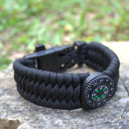 Survival Whistle Paracord Bracelet Gift for Camping Lovers