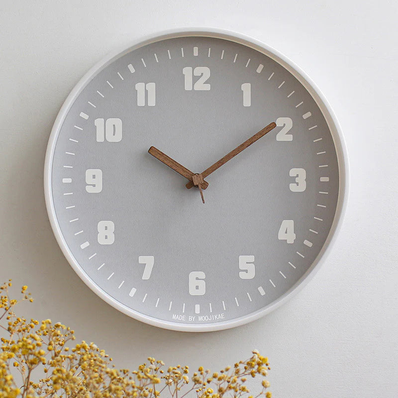 Serene Silhouette Silent Wall Clock — 10" (ABS + Glass)