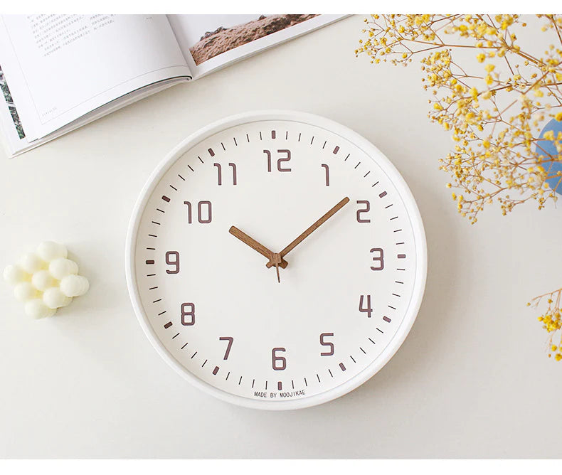 Serene Silhouette Silent Wall Clock — 10" (ABS + Glass)