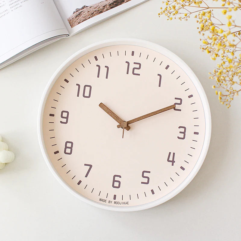 Serene Silhouette Silent Wall Clock — 10" (ABS + Glass)