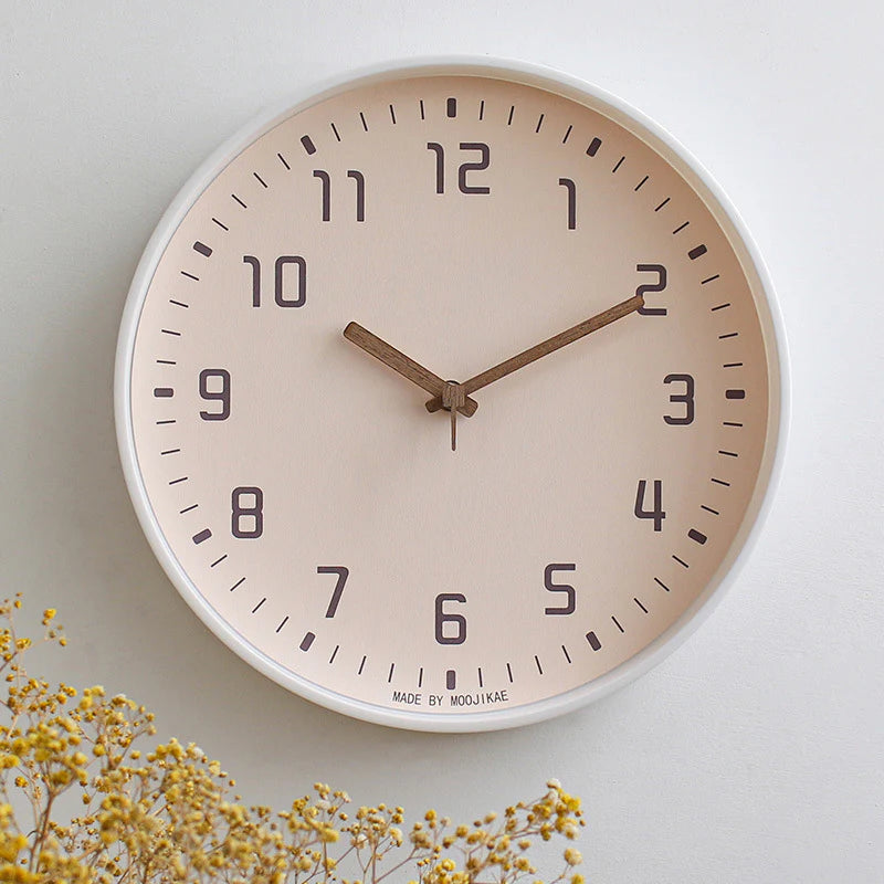 Serene Silhouette Silent Wall Clock — 10" (ABS + Glass)