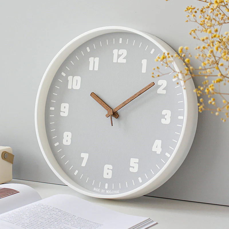 Serene Silhouette Silent Wall Clock — 10" (ABS + Glass)