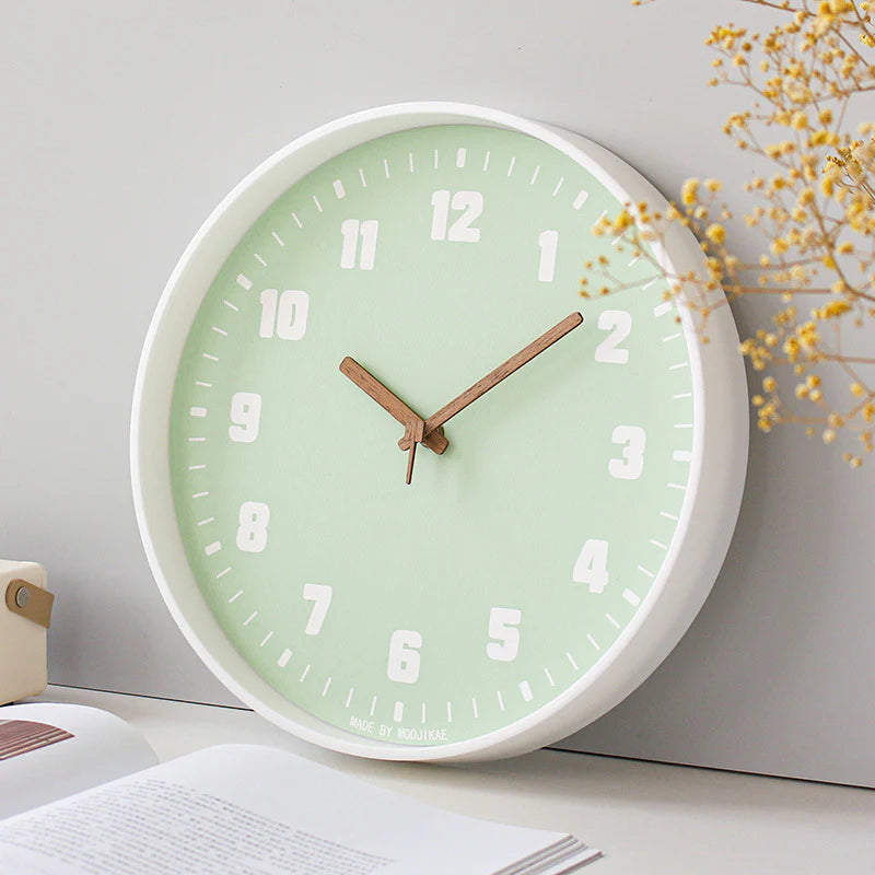 Serene Silhouette Silent Wall Clock — 10" (ABS + Glass)