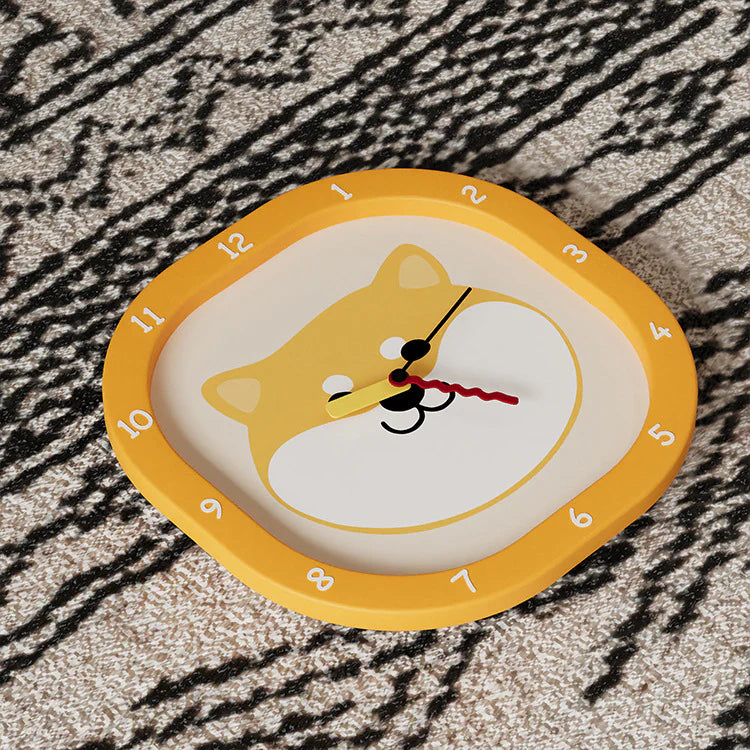 Woof Time — Silent Pendulum Clock for Kids (Dog Design) 30cm
