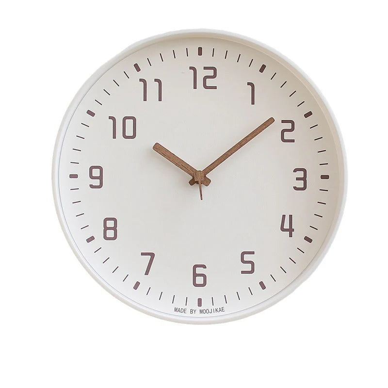 Serene Silhouette Silent Wall Clock — 10" (ABS + Glass)