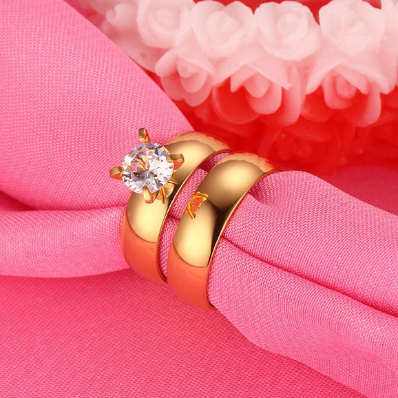 Engraved Matching Wedding Rings for Couples