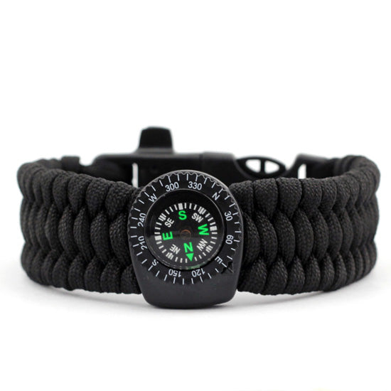 Survival Whistle Paracord Bracelet Gift for Camping Lovers