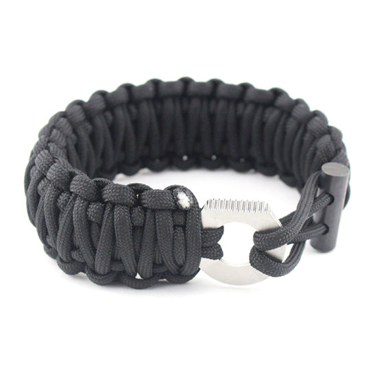 Survival Knife Paracord Bracelet Gift for Camping Lover