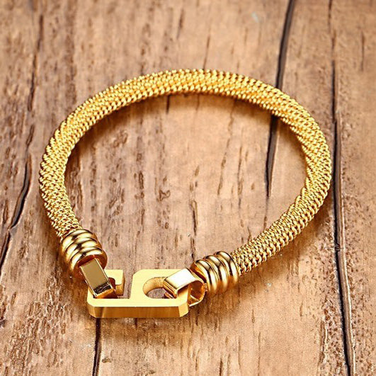 Letter 6 Engraved Bracelet Anniversary Gift Birthday Present